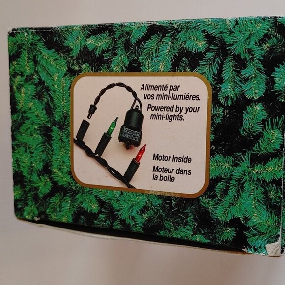 Vintage 1989 Noma Ornamotion Ornament First Christmas Together Rotating Star - Picture 4 of 11